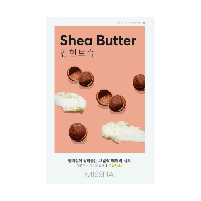 Missha Airy Fit Sheet Mask Shea Butter | Happymetime