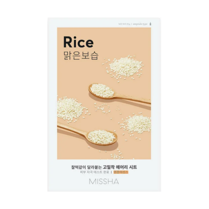 Missha Airy Fit Sheet Mask Rice | Happymetime