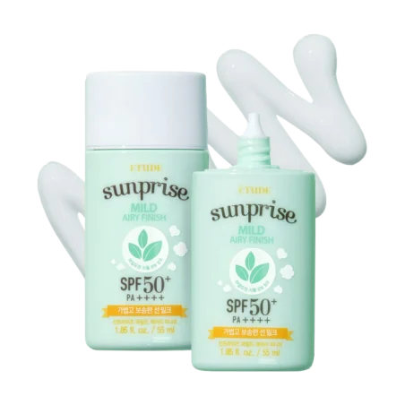 Etude Sunprise Mild Airy Finish SPF50+ PA++++ | Happymetime