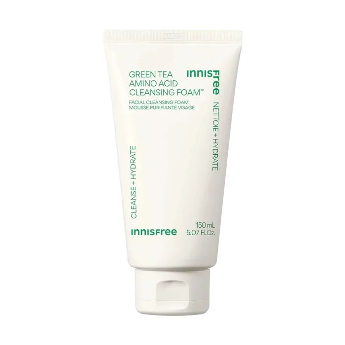 Innisfree Green Tea Amino Hydrating Cleansing Foam | Happymetime