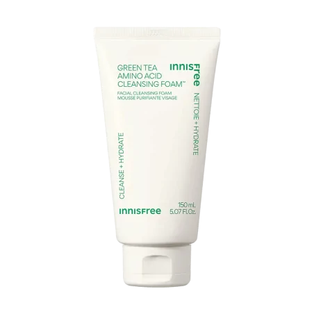 Innisfree Green Tea Amino Hydrating Cleansing Foam | Happymetime