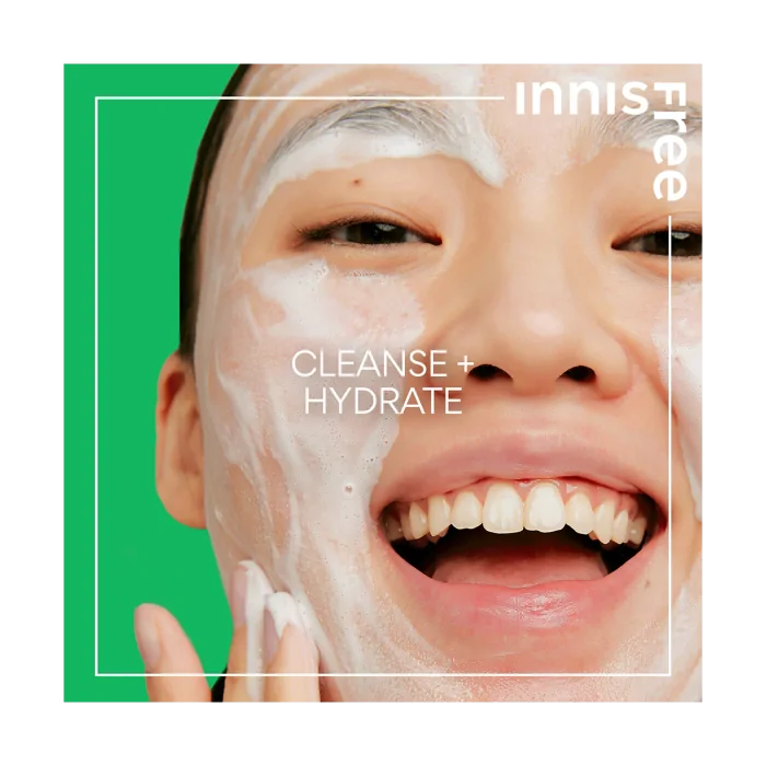 Innisfree Green Tea Amino Hydrating Cleansing Foam | Happymetime