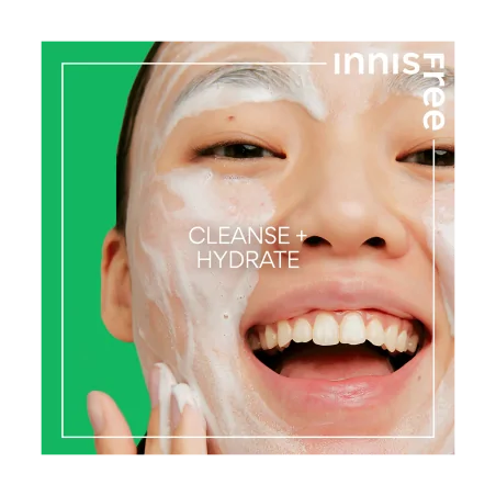 Innisfree Green Tea Amino Hydrating Cleansing Foam | Happymetime