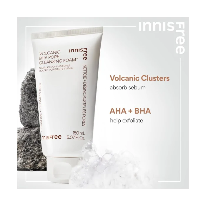 Innisfree Volcanic BHA Pore Cleansing Foam | Happymetime