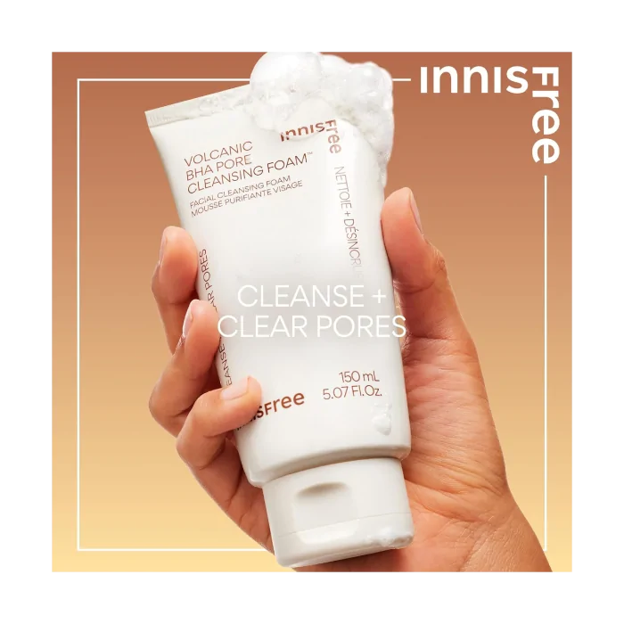 Innisfree Volcanic BHA Pore Cleansing Foam | Happymetime