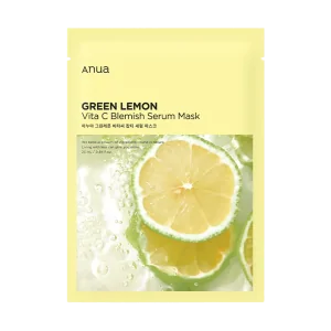 Anua Green Lemon Vita C Blemish Serum Mask | Happymetime