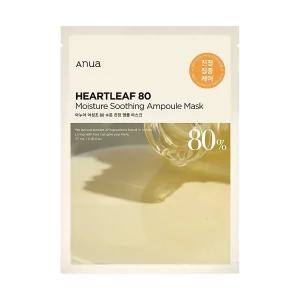 Anua Heartleaf 80 moisture Soothing Ampoule Mask | Happymetime