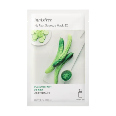 Innisfree My Real Squeeze Mask EX Cucumber | Happymetime